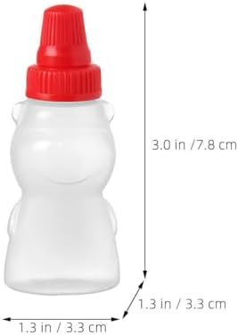 bears shaped mini condiment bottles 23ml pack of 8