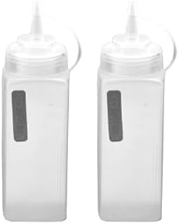 PTHAK 2-Piece 500ml Square Squeeze Bottle Combo