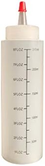 Reusable Plastic Pointed Squeeze Bottle with Scale and Leak-Proof Cap