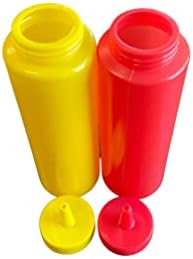 Ketchup and Mustard BPA Free Squeeze Bottles Set of 2