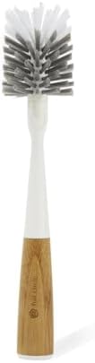 Full Circle Dish Brush and Bottle Brush Bundle with Bamboo Handles