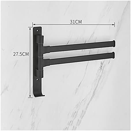 Sturdy Black Towel Rail for Your Bathroom
