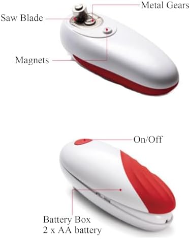 Electric Can Opener Smooth Powerful and Portable