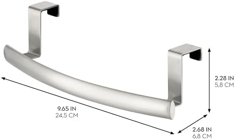 InterDesign Axis Curved Over-the-Cabinet Kitchen Bar Holder