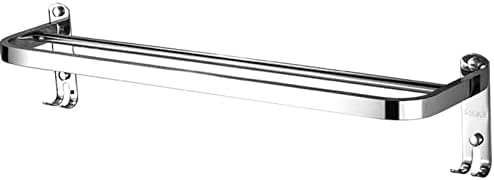 Stainless Steel Towel Rail Rack with 2 Hooks