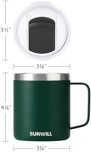 SUNWILL Insulated Travel Coffee Mug