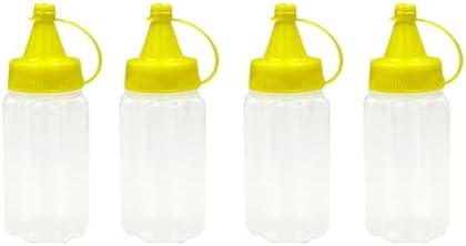 8-Piece Condiment Squeeze Bottles salad dressings ketchup in style portable for your outdoor needs