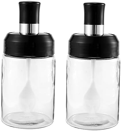 Elegant Glass Condiment Storage
