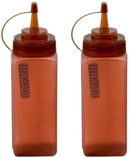 PTHAK 2-Piece 500ml Square Squeeze Bottle Combo