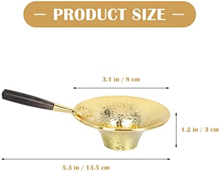 Golden Handle Tea Infuser with Chinese Craftsmanship