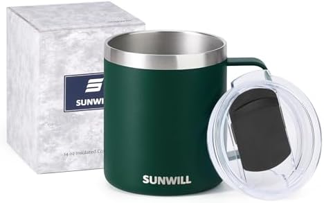 SUNWILL Insulated Travel Coffee Mug
