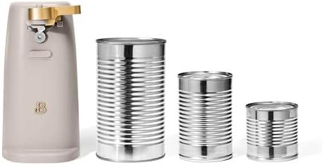 Powerful electric can opener with stainless steel blade perfect for daily use