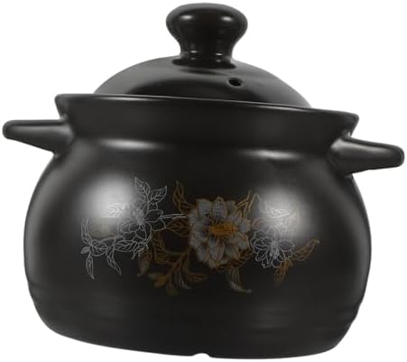 SHOWERORO Ceramic Casserole Stockpot