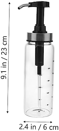 TIDTALEO Syrup Pump Bottle 300ml