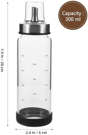 HemotonCondiment Oil Bottle Stainless Steel Squeeze Bottle for BBQ Kitchen Home Picnic
