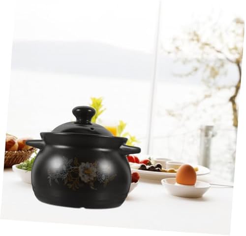 SHOWERORO Ceramic Casserole Stockpot