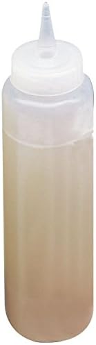 Vollrath 52063 Clear 12 Ounce Squeeze Dispenser Bottle with Cap 1