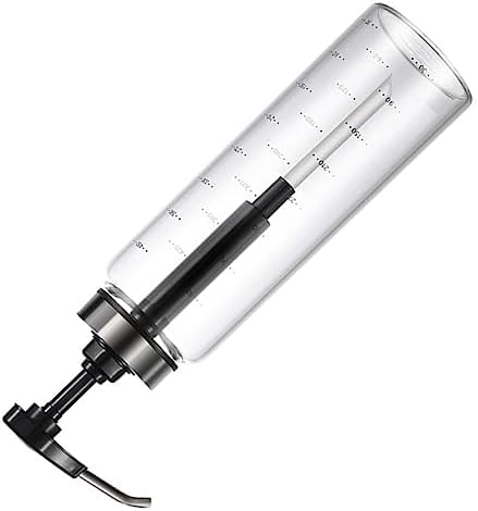 BESTOYARD 500ml Honey Dispenser Glass Jar with Metal Lid