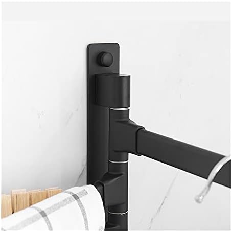 Sturdy Black Towel Rail for Your Bathroom