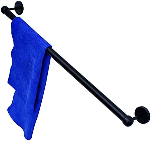 Sturdy Black Towel Rail for Bathrooms