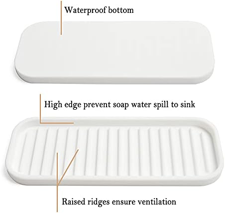 Gosmol Silicone Kitchen Sink Organizer Heat-Resistant Organizer for Cleaners more
