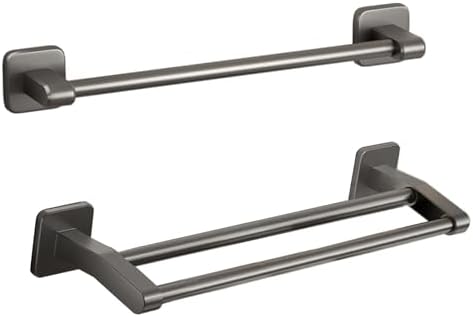Modular Wall-Mounted Towel Rack Easy to Install No Drilling Required