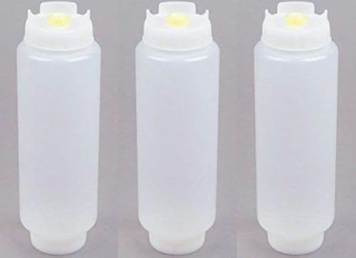 FIFOSauce Squeeze Bottle White 591ml Compact mess-free perfect for family meals