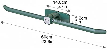 Thick Plastic Towel Rack with Easy Mounting for Bathrooms