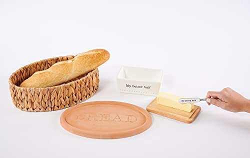 Mud Pie Terracotta Bread Warming Set
