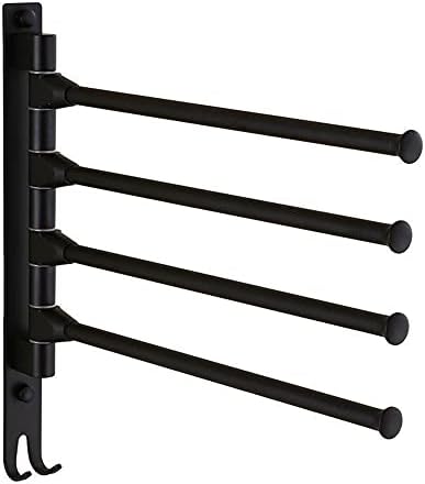 Black Space Wall-Mounted Towel Rail
