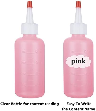 QTLCOHD 40 Pack 4 Oz Squeeze Bottles