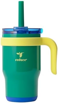 REDUCE 14 Oz Kids Tumbler with Lid Straw Handle