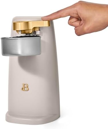 Powerful electric can opener with stainless steel blade perfect for daily use