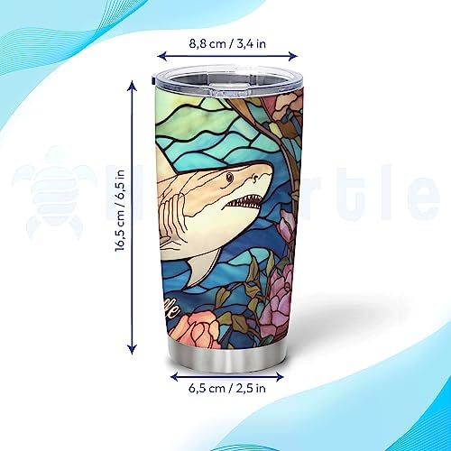 Your Exclusive SharkLovers Stainless Steel Tumbler 20 oz With Lid