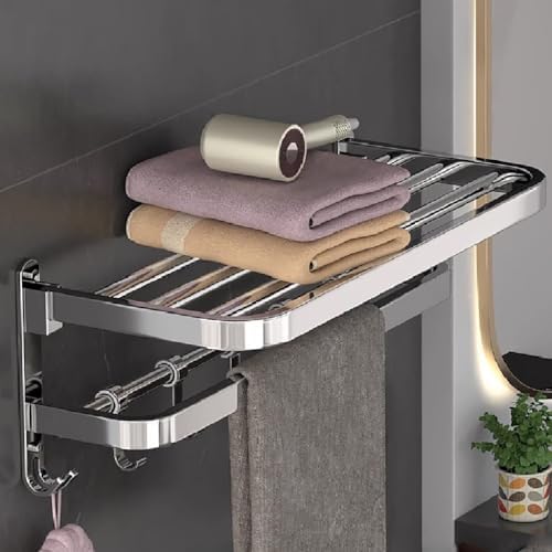 Stainless Steel Towel Holder Wall-Mounted 304 Towel Rack
