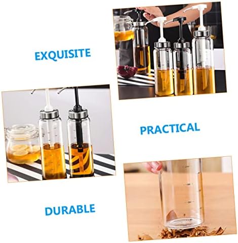 BESTOYARD 500ml Honey Dispenser Glass Jar with Metal Lid