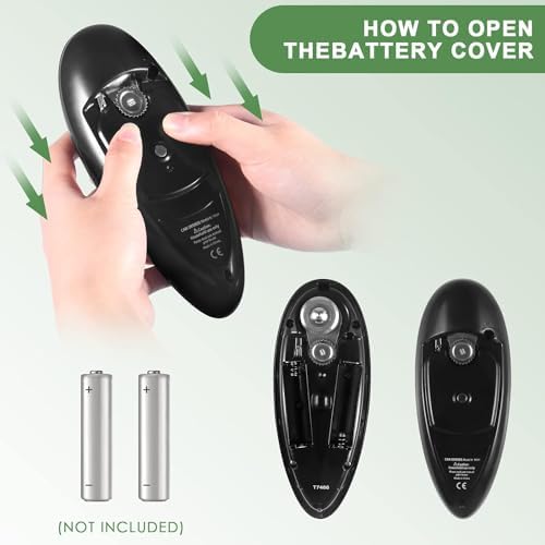 DOGNNAK One Touch Electric Can Opener for Seniors and Kitchen Use