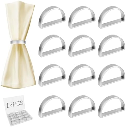 Yimerlen Metal Napkin Rings