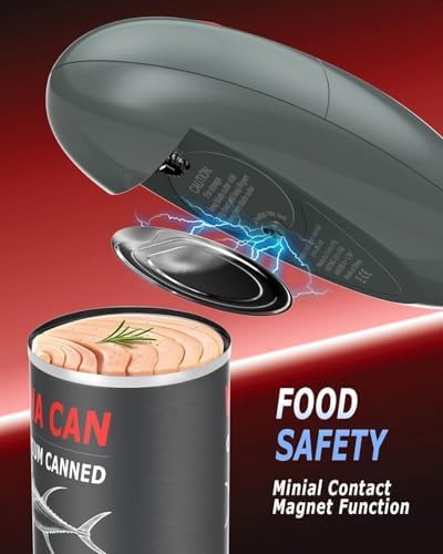 One-Click Can Opener - Soft Safe Easy for Seniors
