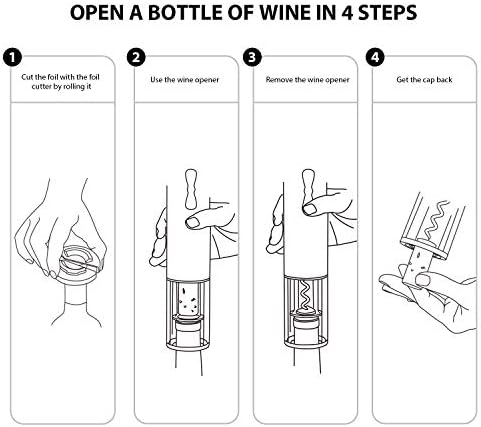 Perfect Electric Wine Opener with Rechargeable Battery and Foil Cut