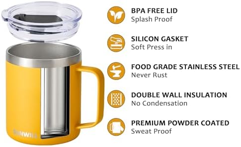 SUNWILL Insulated Coffee Mug