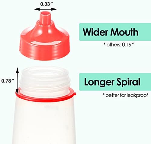Affordable Wide Mouth Squeeze Bottle for Condiments and More