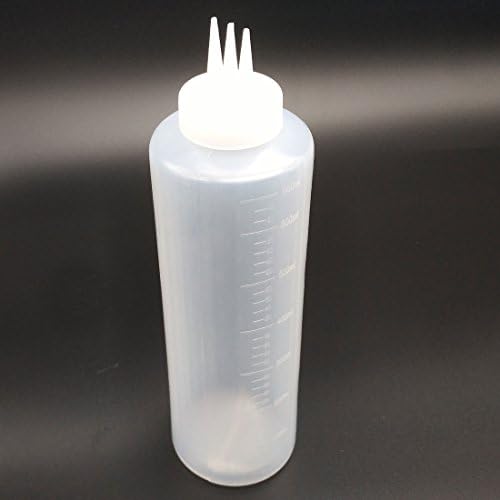 GARASANI 3 Hole Sauce Squeeze Condiment Dispenser 23oz