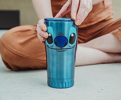 Silver Buffalo Lilo and Stitch Stainless Steel Travel Mug 20 oz