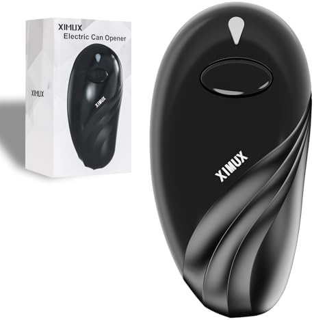 Senior-Friendly Electric Can Opener with Smooth Edge