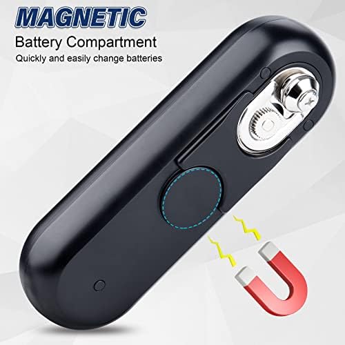 Rechargeable Electric Can Opener with Smooth Blade for Seniors and Arthritis