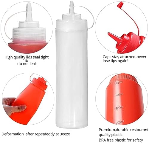 Color-Coded Squeeze Bottles