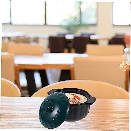 GRIRIWMini Ceramic Casserole Pot with Lid for Home Use