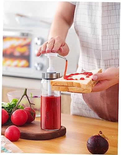 Convenient 500ml Ketchup Dispenser for Glass Bottles