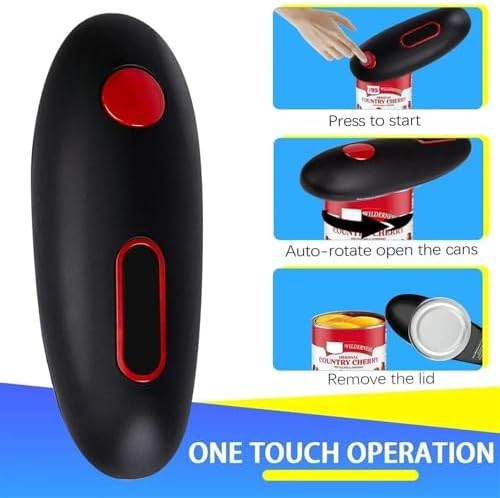 Easy Can Opener for Seniors No Sharp Edges Safe and Effective